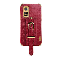 Coque Luxe Cuir Housse Etui XD1 pour Xiaomi Redmi K30S 5G Rouge