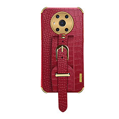 Coque Luxe Cuir Housse Etui XD2 pour Huawei Honor Magic3 5G Rouge