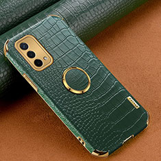 Coque Luxe Cuir Housse Etui XD2 pour OnePlus Nord N200 5G Vert