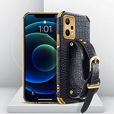 Coque Luxe Cuir Housse Etui XD2 pour Realme 9 5G Noir