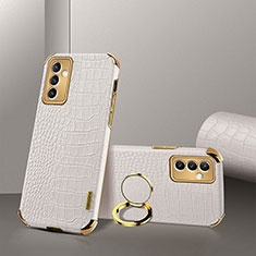 Coque Luxe Cuir Housse Etui XD2 pour Samsung Galaxy A05s Blanc