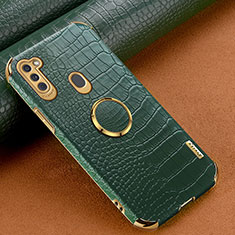 Coque Luxe Cuir Housse Etui XD2 pour Samsung Galaxy M11 Vert