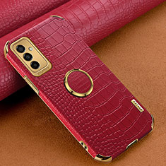 Coque Luxe Cuir Housse Etui XD2 pour Samsung Galaxy M23 5G Rouge