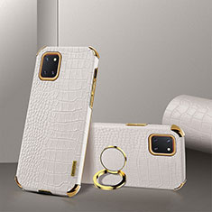 Coque Luxe Cuir Housse Etui XD2 pour Samsung Galaxy M60s Blanc
