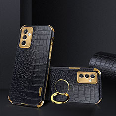 Coque Luxe Cuir Housse Etui XD2 pour Samsung Galaxy Quantum2 5G Noir