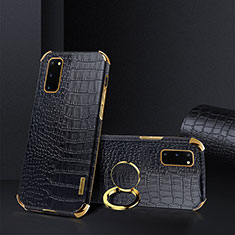Coque Luxe Cuir Housse Etui XD2 pour Samsung Galaxy S20 5G Noir