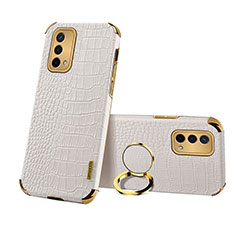 Coque Luxe Cuir Housse Etui XD3 pour OnePlus Nord N200 5G Blanc