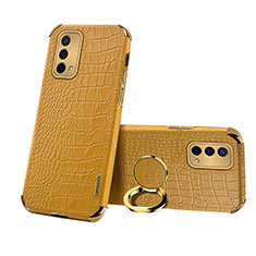 Coque Luxe Cuir Housse Etui XD3 pour OnePlus Nord N200 5G Jaune