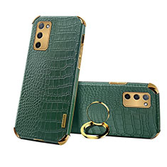 Coque Luxe Cuir Housse Etui XD3 pour Oppo A53s 5G Vert