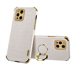 Coque Luxe Cuir Housse Etui XD3 pour Oppo Find X3 5G Blanc