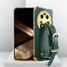 Coque Luxe Cuir Housse Etui XD3 pour Xiaomi Mi 13 Ultra 5G Vert