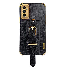 Coque Luxe Cuir Housse Etui XD5 pour Samsung Galaxy F23 5G Noir