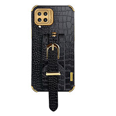 Coque Luxe Cuir Housse Etui XD5 pour Samsung Galaxy M32 4G Noir