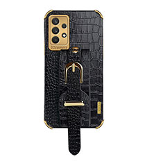 Coque Luxe Cuir Housse Etui XD5 pour Samsung Galaxy M32 5G Noir