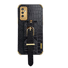Coque Luxe Cuir Housse Etui XD5 pour Samsung Galaxy M52 5G Noir