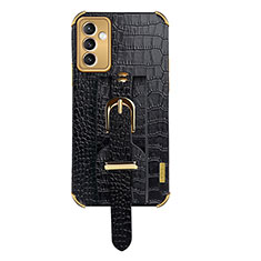 Coque Luxe Cuir Housse Etui XD5 pour Samsung Galaxy Quantum2 5G Noir