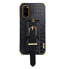 Coque Luxe Cuir Housse Etui XD5 pour Samsung Galaxy S20 5G Noir