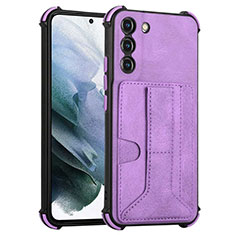 Coque Luxe Cuir Housse Etui Y01B pour Samsung Galaxy S23 5G Violet