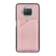 Coque Luxe Cuir Housse Etui Y01B pour Xiaomi Mi 10T Lite 5G Or Rose