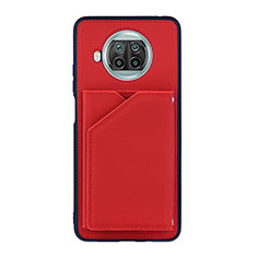 Coque Luxe Cuir Housse Etui Y01B pour Xiaomi Mi 10T Lite 5G Rouge