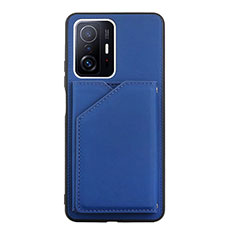 Coque Luxe Cuir Housse Etui Y01B pour Xiaomi Mi 11T 5G Bleu