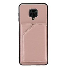 Coque Luxe Cuir Housse Etui Y01B pour Xiaomi Redmi Note 9 Pro Max Or Rose