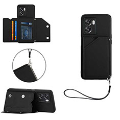 Coque Luxe Cuir Housse Etui YB1 pour OnePlus Nord N300 5G Noir