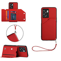 Coque Luxe Cuir Housse Etui YB1 pour OnePlus Nord N300 5G Rouge
