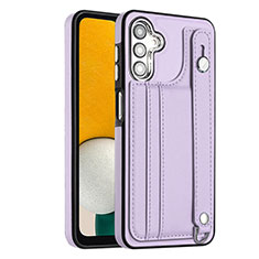 Coque Luxe Cuir Housse Etui YB1 pour Samsung Galaxy A04s Violet