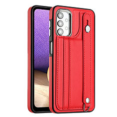 Coque Luxe Cuir Housse Etui YB1 pour Samsung Galaxy M32 5G Rouge