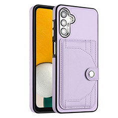 Coque Luxe Cuir Housse Etui YB2 pour Samsung Galaxy A04s Violet