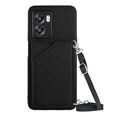 Coque Luxe Cuir Housse Etui YB3 pour OnePlus Nord N300 5G Noir