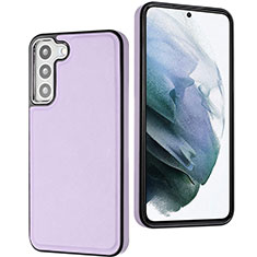 Coque Luxe Cuir Housse Etui YB3 pour Samsung Galaxy S21 FE 5G Violet