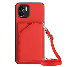 Coque Luxe Cuir Housse Etui YB3 pour Xiaomi Redmi A2 Rouge