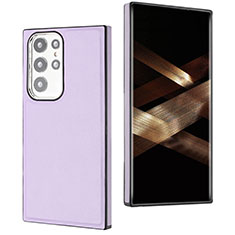 Coque Luxe Cuir Housse Etui YB6 pour Samsung Galaxy S24 Ultra 5G Violet