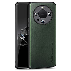 Coque Luxe Cuir Housse Etui YM1 pour Huawei Mate 60 Pro+ Plus Vert