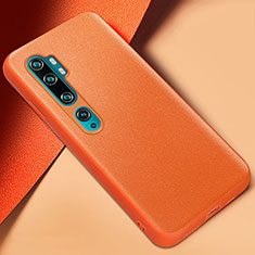 Coque Luxe Cuir Housse Etui Z02 pour Xiaomi Mi Note 10 Orange