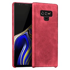 Coque Luxe Cuir Housse L01 pour Samsung Galaxy Note 9 Rouge