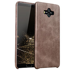 Coque Luxe Cuir Housse pour Huawei Mate 10 Marron
