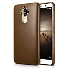 Coque Luxe Cuir Housse pour Huawei Mate 9 Marron