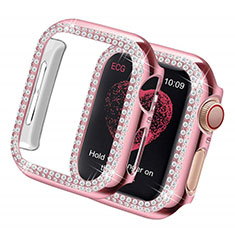 Coque Luxe Strass Diamant Bling pour Apple iWatch 5 40mm Rose