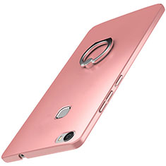 Coque Plastique Housse Etui Rigide Mat avec Support Bague Anneau A01 pour Huawei Honor Note 8 Or Rose