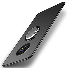 Coque Plastique Housse Etui Rigide Mat avec Support Bague Anneau Aimante Magnetique A01 pour Huawei Enjoy 20 Plus 5G Noir