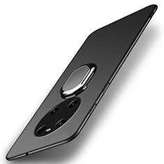 Coque Plastique Housse Etui Rigide Mat avec Support Bague Anneau Aimante Magnetique A01 pour Huawei Mate 40E 4G Noir