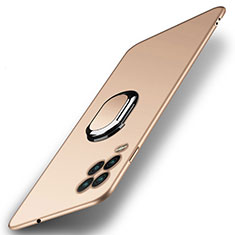 Coque Plastique Housse Etui Rigide Mat avec Support Bague Anneau Aimante Magnetique A01 pour Xiaomi Mi 10 Lite Or