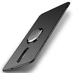 Coque Plastique Housse Etui Rigide Mat avec Support Bague Anneau Aimante Magnetique A01 pour Xiaomi Poco X2 Noir