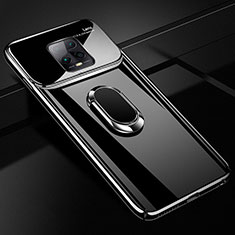 Coque Plastique Housse Etui Rigide Mat avec Support Bague Anneau Aimante Magnetique A01 pour Xiaomi Redmi 10X 5G Noir