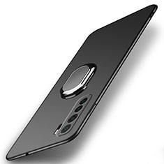 Coque Plastique Housse Etui Rigide Mat avec Support Bague Anneau Aimante Magnetique P02 pour Huawei Nova 7 SE 5G Noir