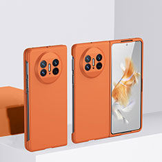 Coque Plastique Mat Protection Integrale 360 Degres Avant et Arriere Etui Housse BH1 pour Huawei Mate X3 Orange