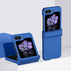 Coque Plastique Mat Protection Integrale 360 Degres Avant et Arriere Etui Housse BH2 pour Samsung Galaxy Z Flip5 5G Bleu